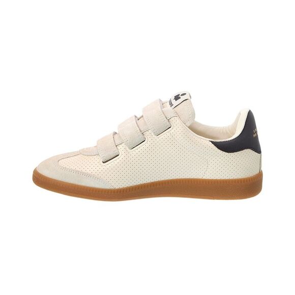 Isabel Marant Beth Leather & Suede Sneaker, White - Picture 2 of 5